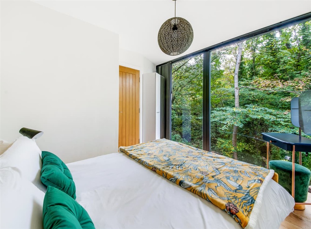 Double bedroom at The Keep in Hebden Bridge, West Yorkshire