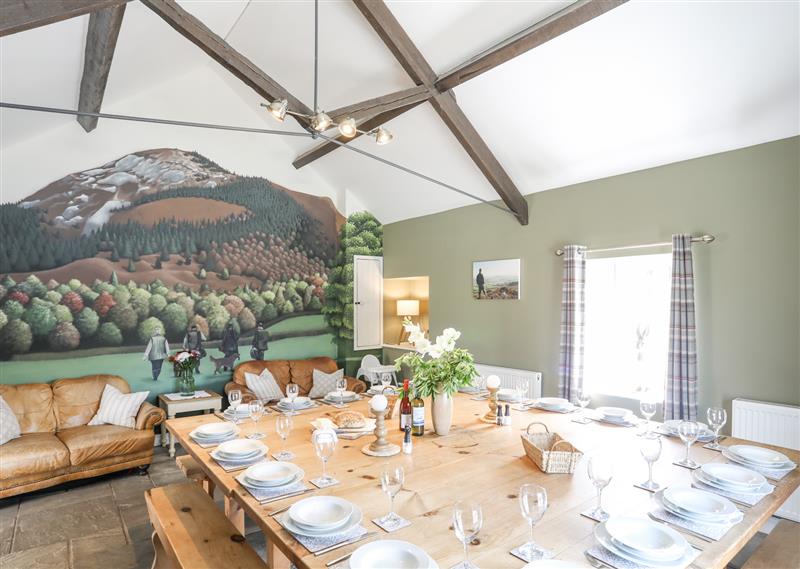 This is the dining room at The Keepers Lodge, Boduan near Nefyn