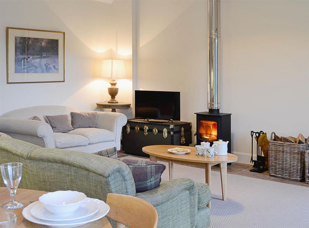 In addition to the woodburning stove the cottage is heated via a Biomass central heating system