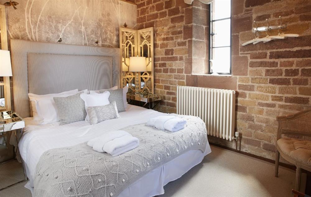 Double bedroom with 5’ bed at The Knoll Tower, Weston-under-Lizard Shifnal