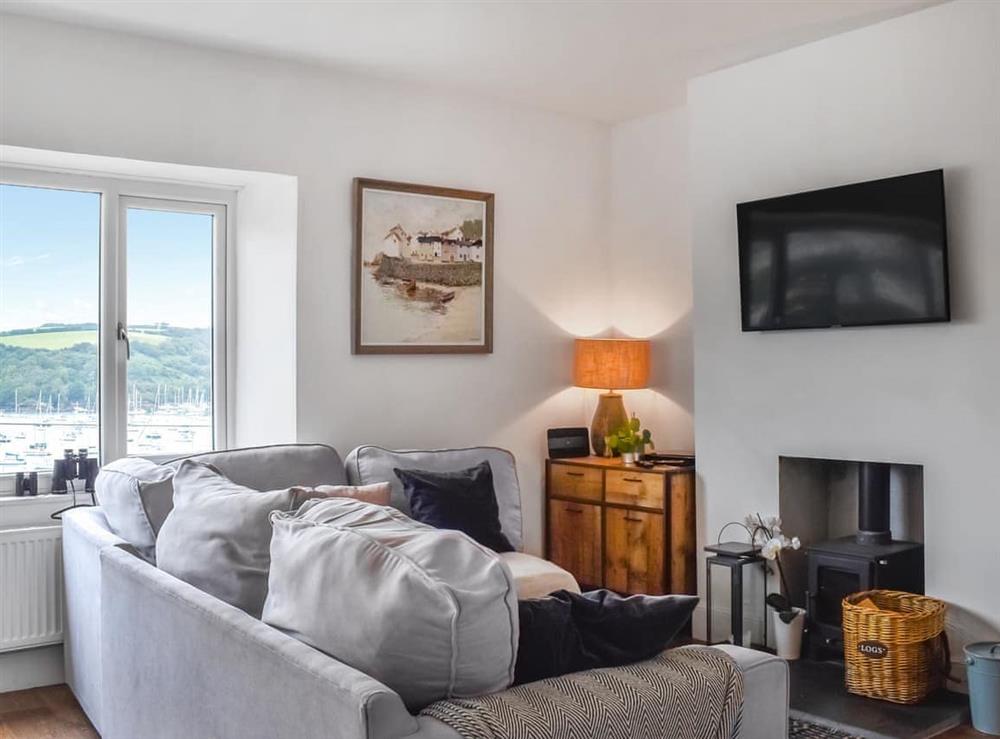 Living area at The Knot in Fowey, Cornwall