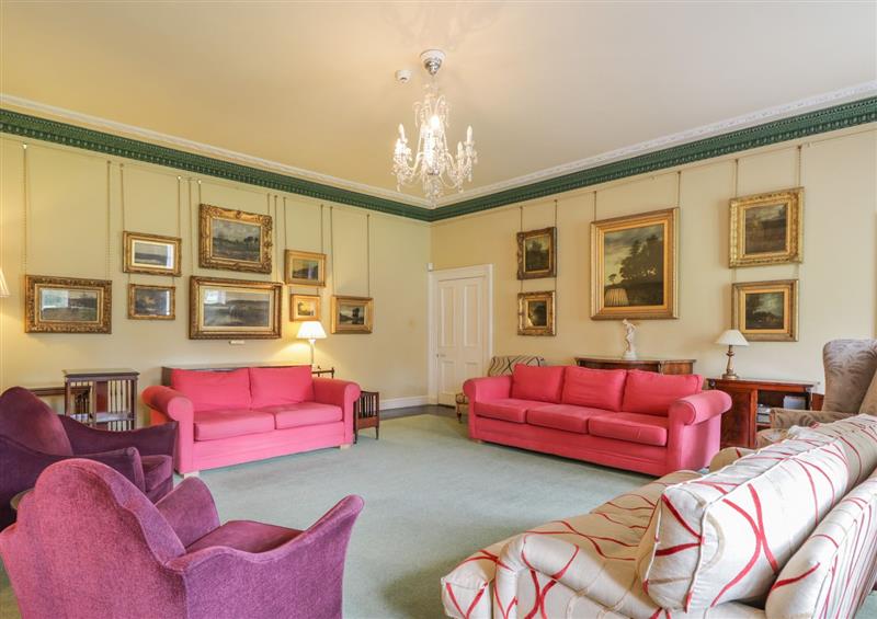 Relax in the living area at The Lairds Wing, Forres