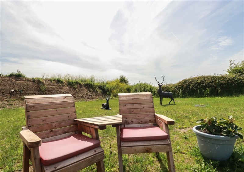 Enjoy the garden at The Lake Boat exclusive retreat, Black Cross near St Columb Major