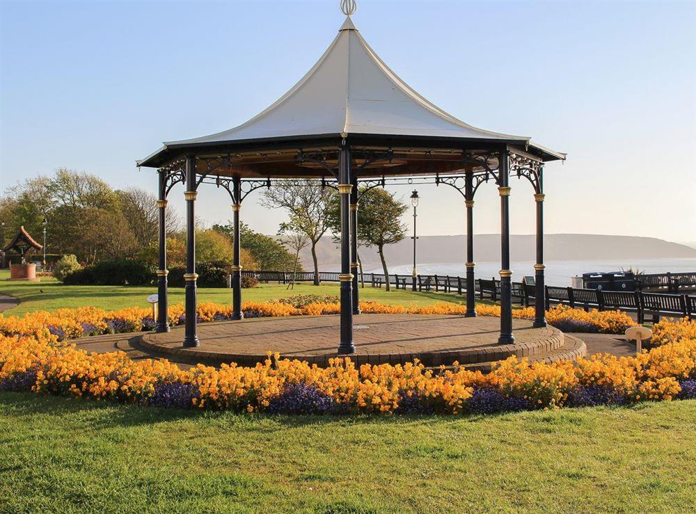 The park has a fine bandstand