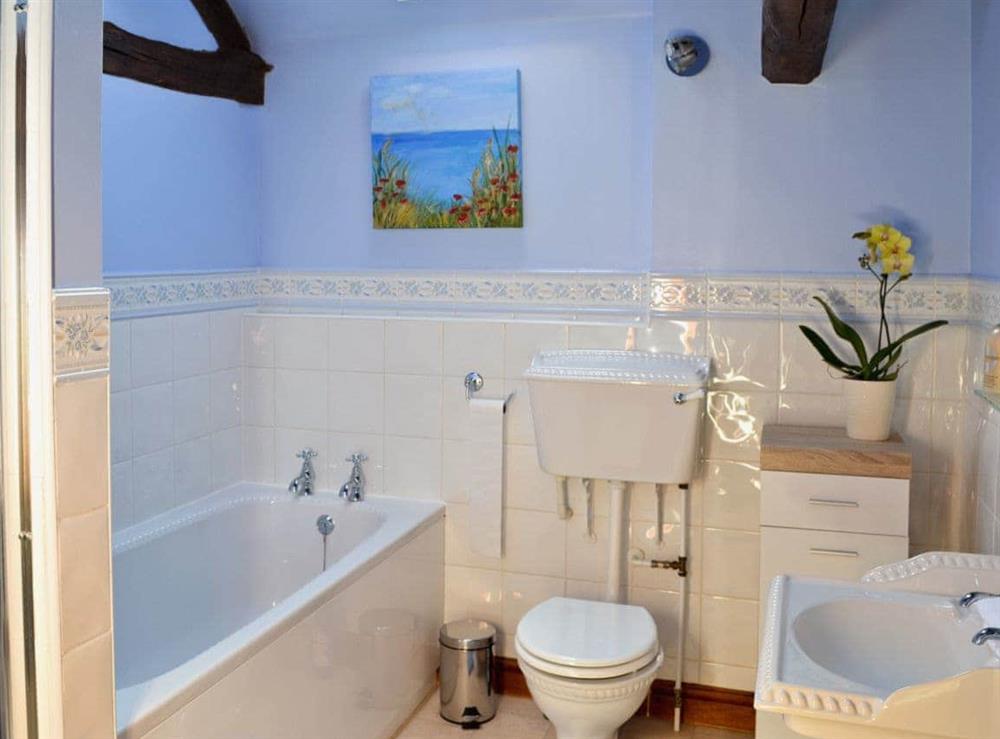 Bathroom at The Landings Cottage in Beningbrough, near York, North Yorkshire