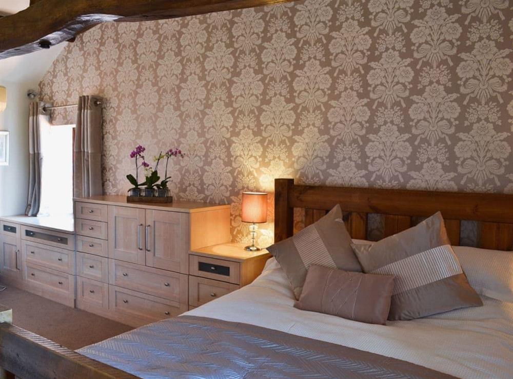 Double bedroom at The Landings Cottage in Beningbrough, near York, North Yorkshire