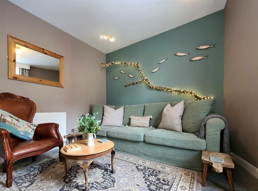 Living area at The Lantern House in Whitby, North Yorkshire