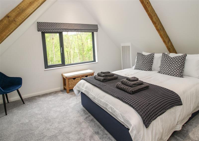 One of the 2 bedrooms at The Larches, Bryn near Clun