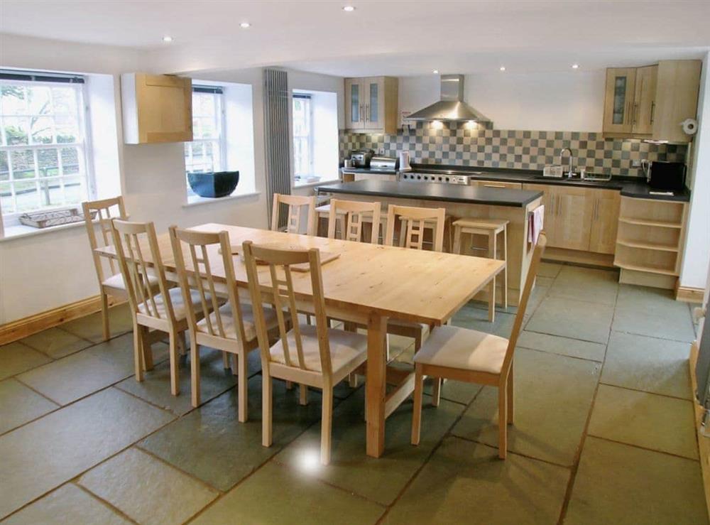 Kitchen/diner at The Larches in Hartley, Kirkby Stephen, Cumbria