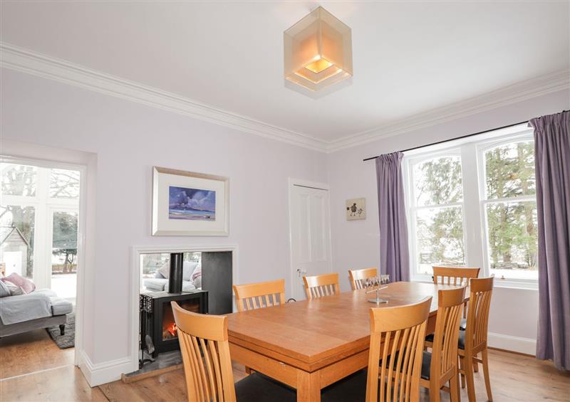 Dining room at The Larches, Lynchat near Kingussie
