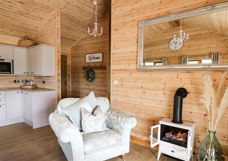 This is the living room at The Larches, Van near Llanidloes