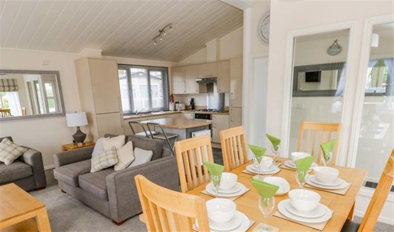 Relax in the living area at The Last Resort, Pendine