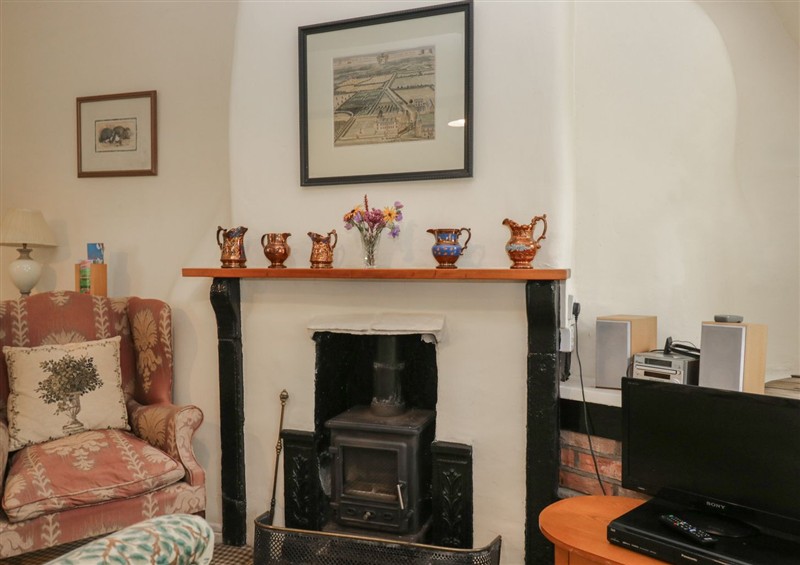 Relax in the living area at The Laundrymaids Cottage, Cartmel