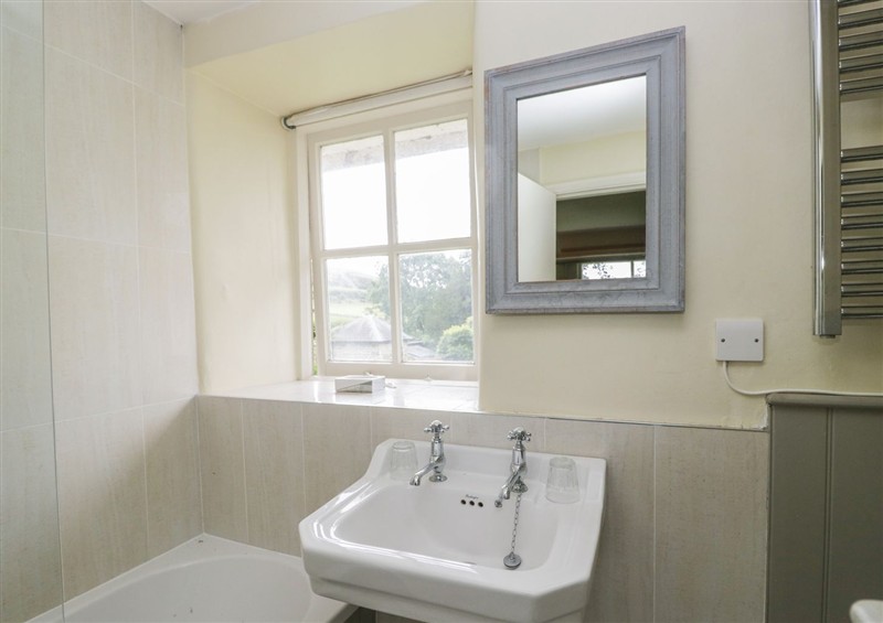 This is the bathroom at The Laundrymaids Cottage, Cartmel