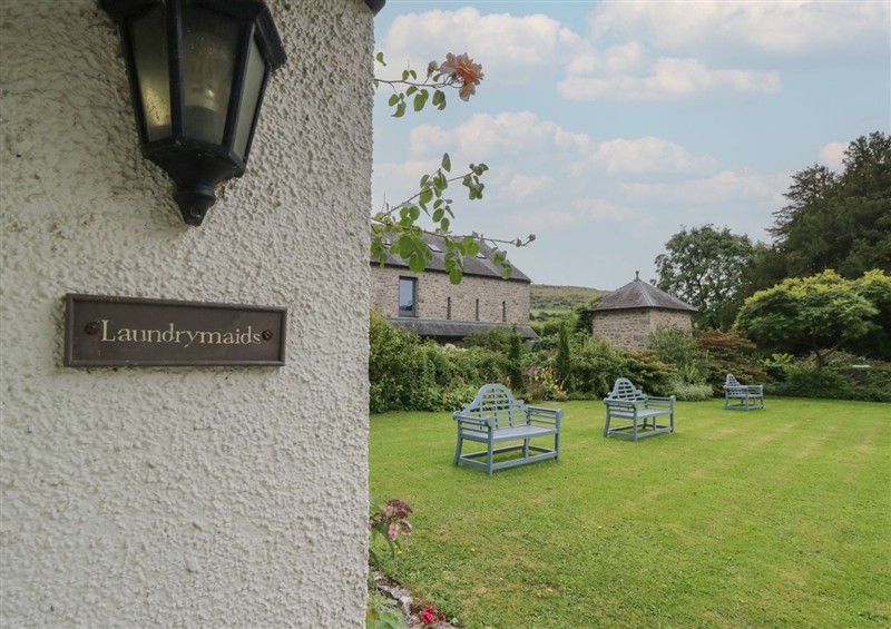 This is the garden at The Laundrymaids Cottage, Cartmel