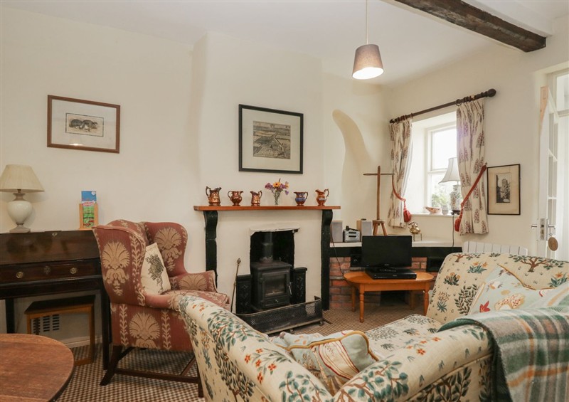 This is the living room at The Laundrymaids Cottage, Cartmel