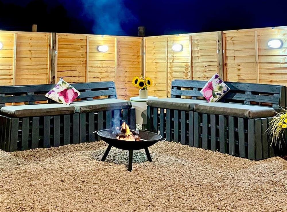 Outdoor area at The Laurels in Nairn, Morayshire