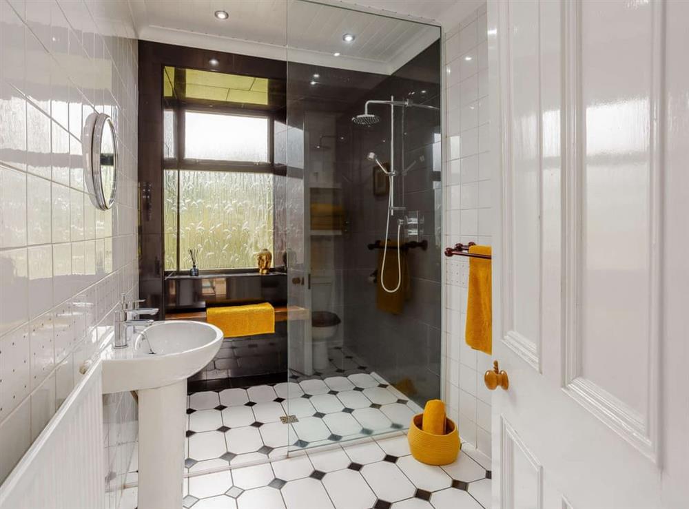 Shower room at The Laurels in Nairn, Morayshire
