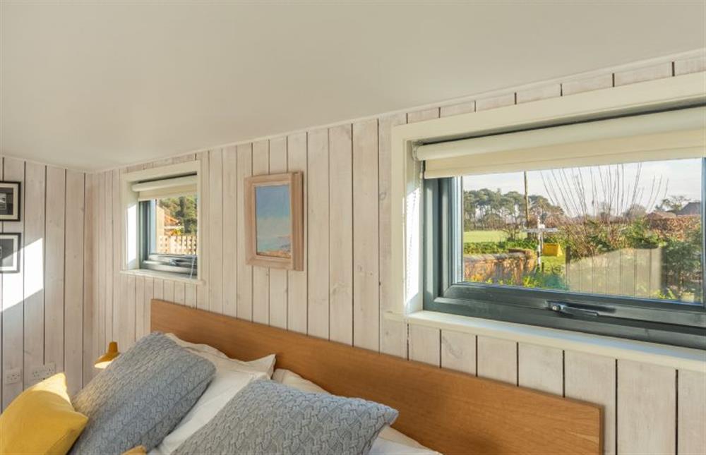 Ground floor: Bedroom with lovely countryside views at The Lavender Shack, Broome near Bungay