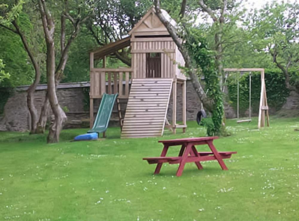 Children’s play area at The Lawns in Modbury, Devon