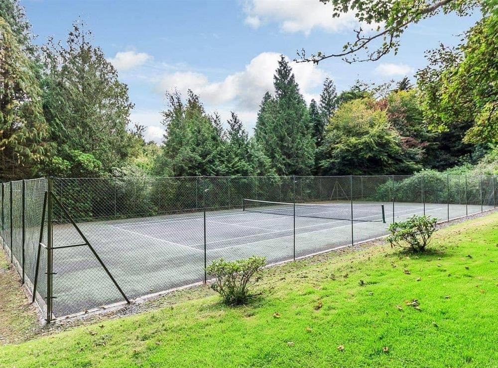 Tennis court at The Lawns in Modbury, Devon