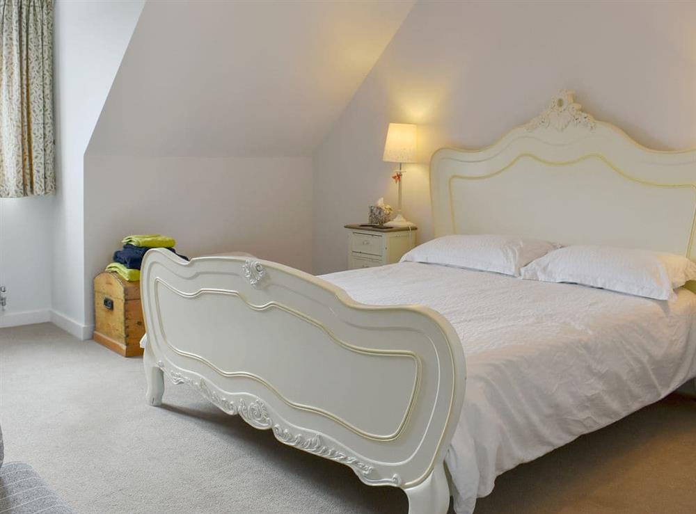 Attractive double bedroom at The Light House in Fowey, Cornwall