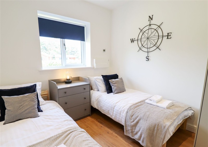 One of the bedrooms at The Lilac Owl, South Hykeham
