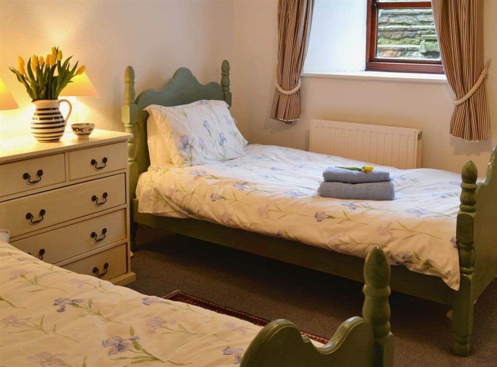 Twin bedroom at The Linhay in Altarnun, Nr Launceston, Cornwall., Great Britain