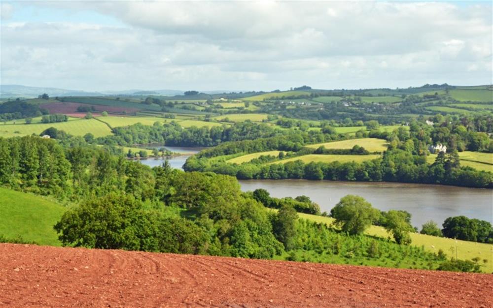 The River Dart and rolling hills of the South Hams