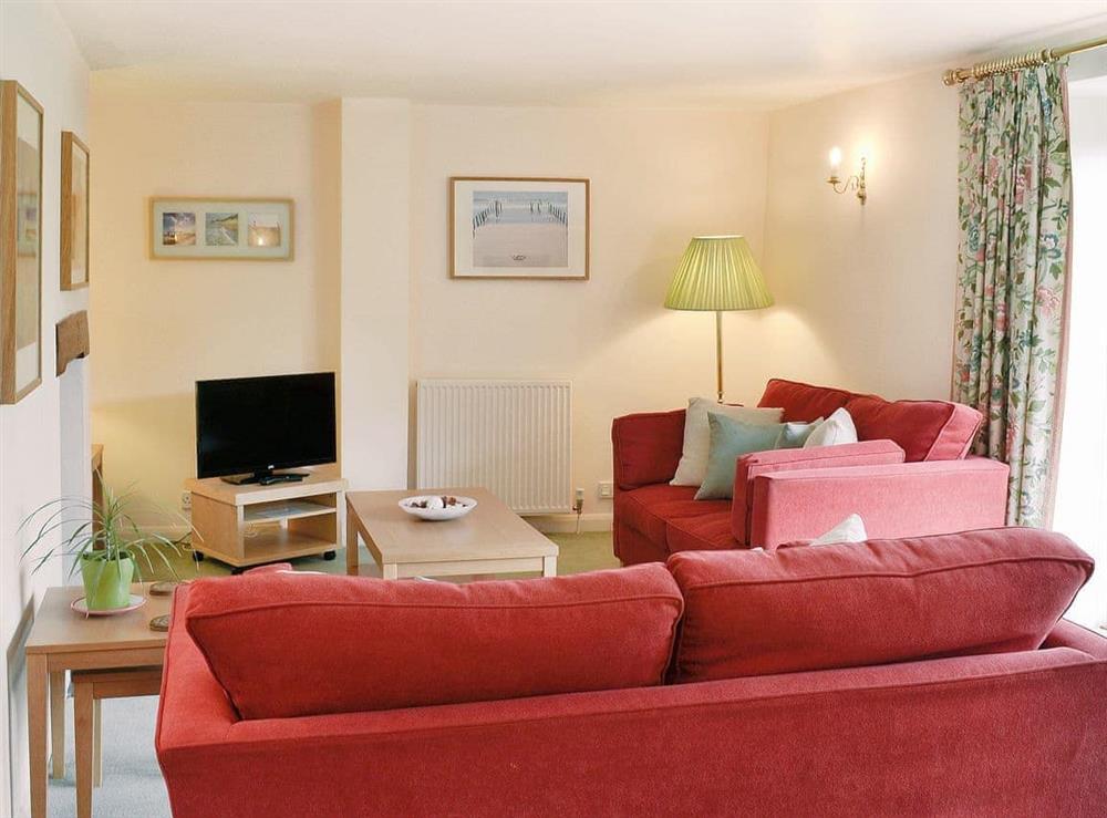 Living room at The Linhay in Chulmleigh, Devon