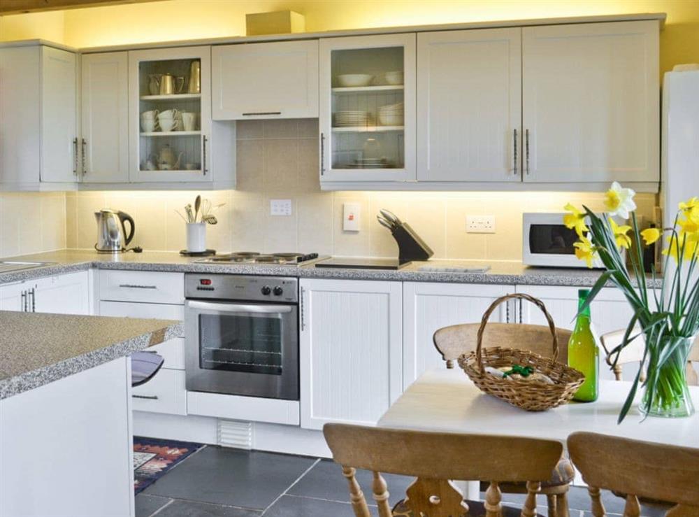 Open plan living/dining room/kitchen (photo 4) at The Linhay in Golden Park, S. Hartland, Nr Bideford, N. Devon., Great Britain