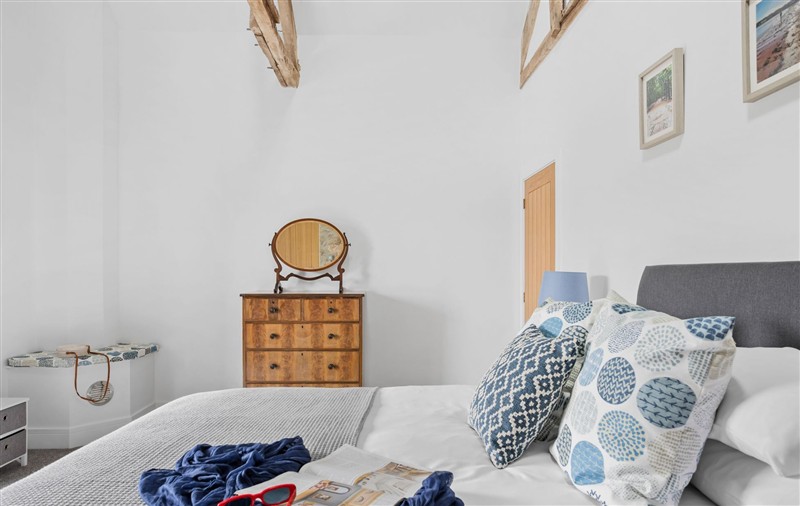 A photo of the bedroom at
