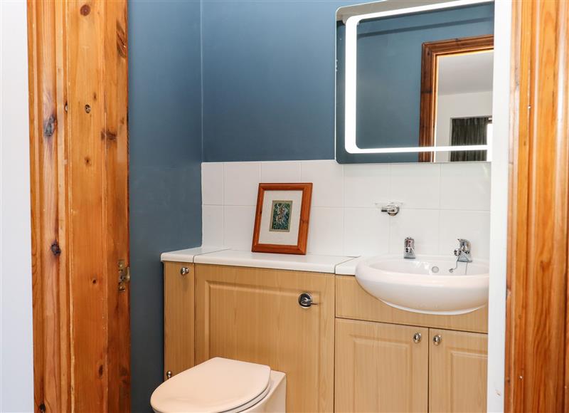 Bathroom at The Linhay, Muddiford near West Down