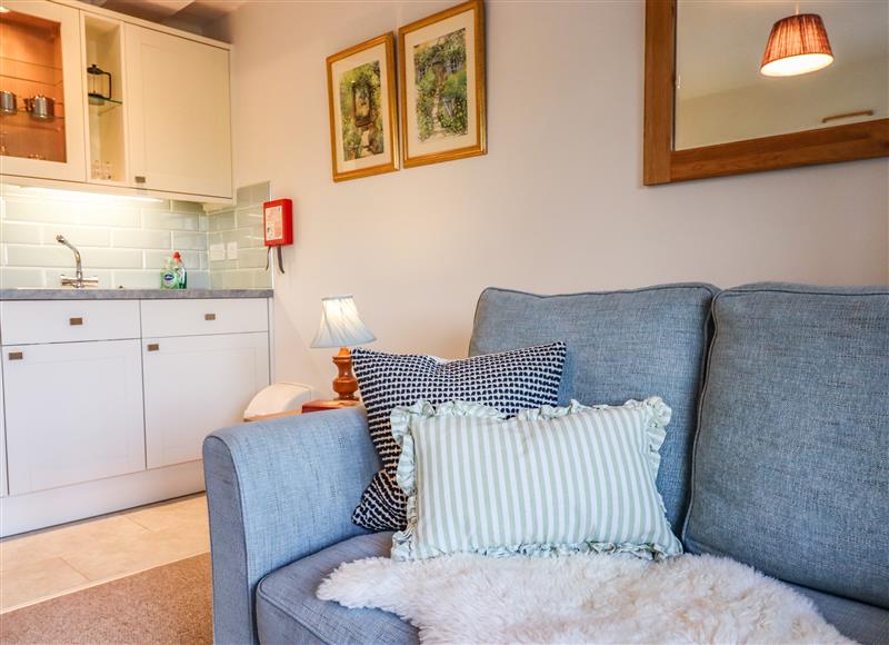 Enjoy the living room at The Linhay, Muddiford near West Down