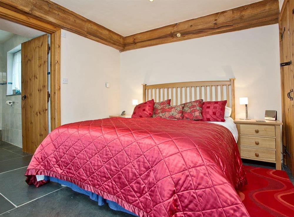 Double bedroom at The Linhay in St Issey, Wadebridge, Cornwall., Great Britain