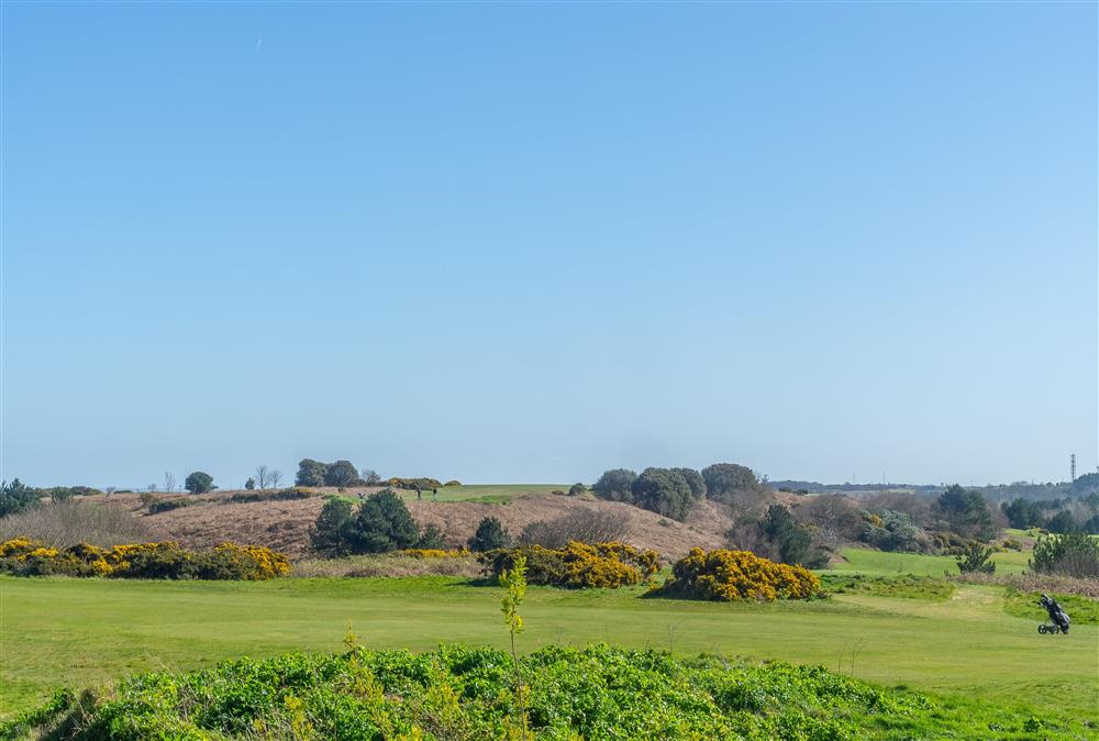 The Royal Cromer Golf Course adjacent to the Cromer Lighthouse