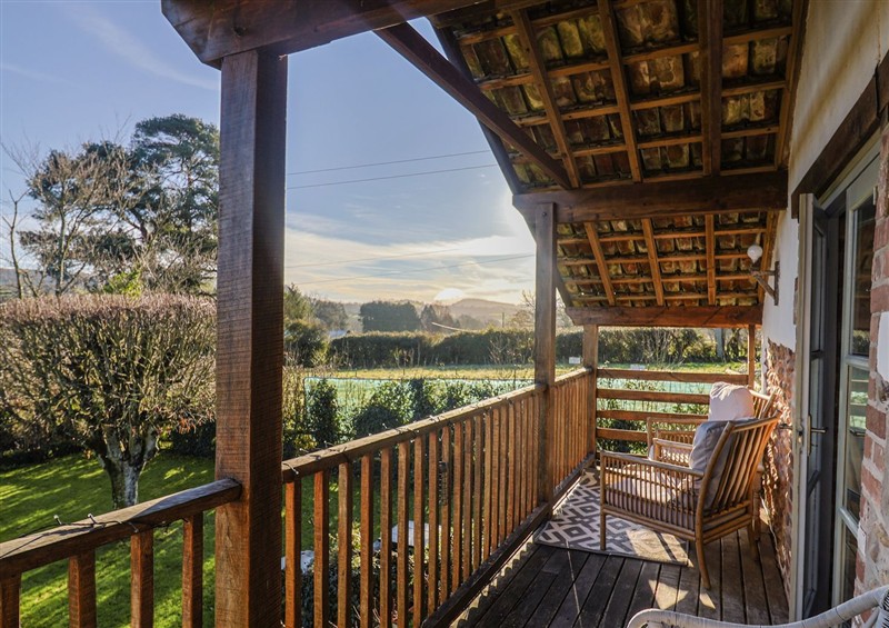 The setting of The Little Barn at The Little Barn, Fluxton near Ottery St Mary