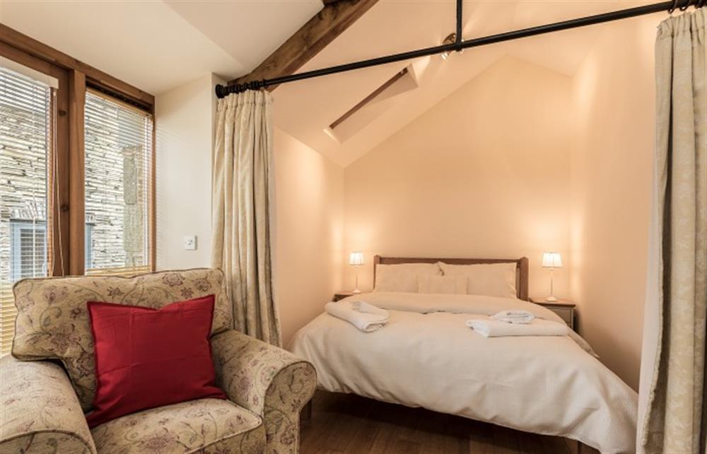The hideaway double bedroom  at The Little Barn, Tintagel