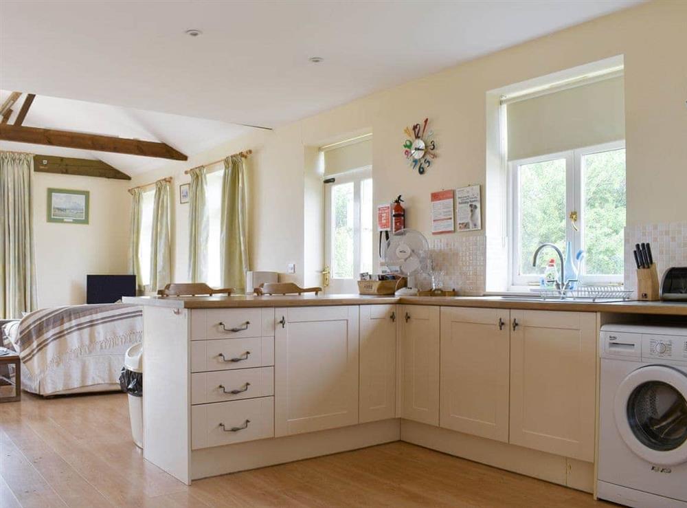 Fully appointed fitted kitchen at The Little Barn in Woodchurch, near Ashford, Kent
