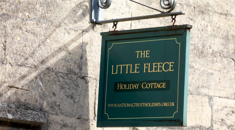 The sign at The Little Fleece in Stroud, Gloucestershire