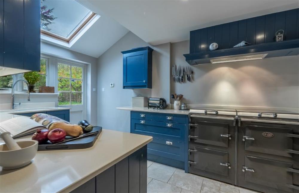 Ground floor: Kitchen is light and bright and well equipped at The Little House, Brancaster near Kings Lynn