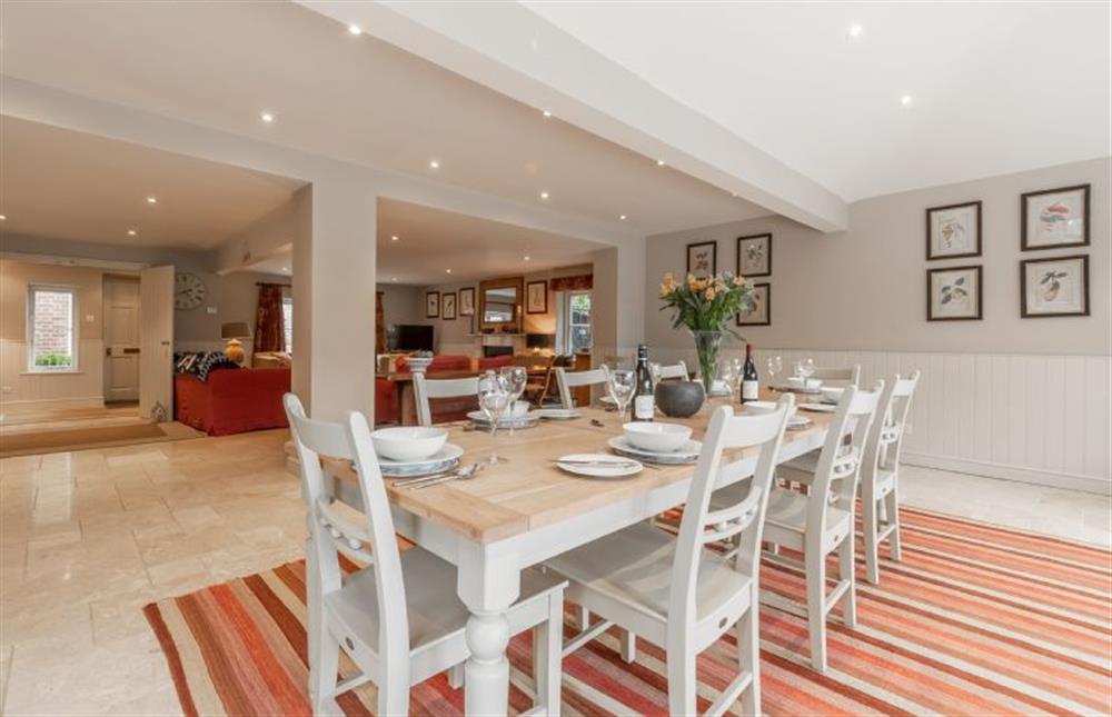 Ground floor: Looking back towards the living area at The Little House, Brancaster near Kings Lynn
