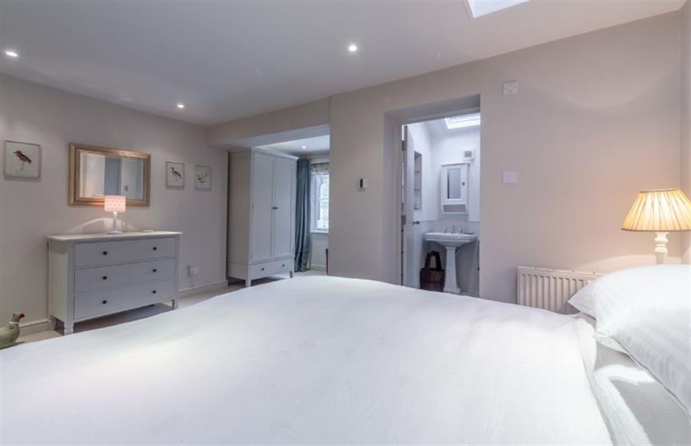 Ground floor: Master bedroom comes with an en-suite at The Little House, Brancaster near Kings Lynn
