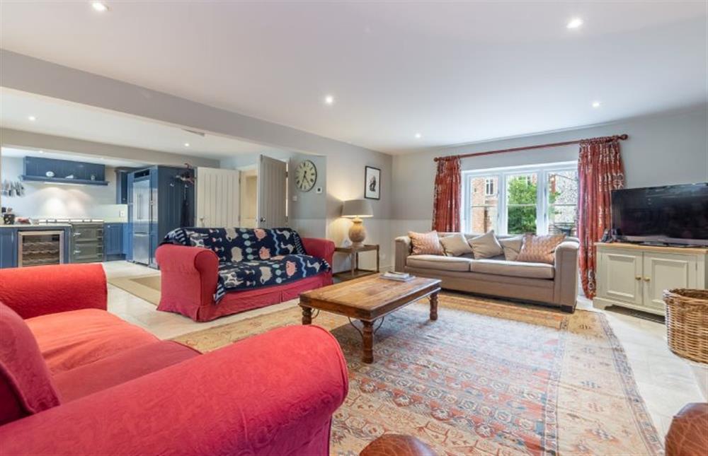 Ground floor: Sitting area looking back to kitchen (photo 2) at The Little House, Brancaster near Kings Lynn