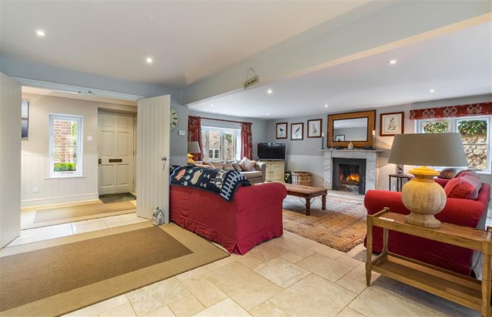 Ground floor: The Little house is a great place to relax with family and friends at The Little House, Brancaster near Kings Lynn