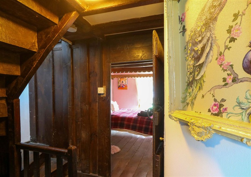 One of the bedrooms at The Little Laura Ashley House, Machynlleth