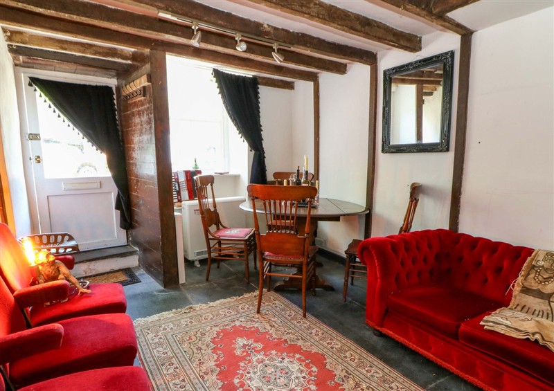 Relax in the living area at The Little Laura Ashley House, Machynlleth