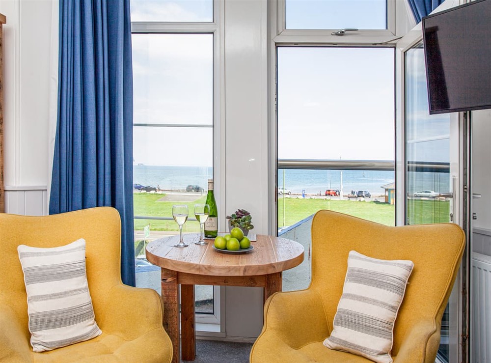 Living room at The Little Lobster in Paignton, Devon