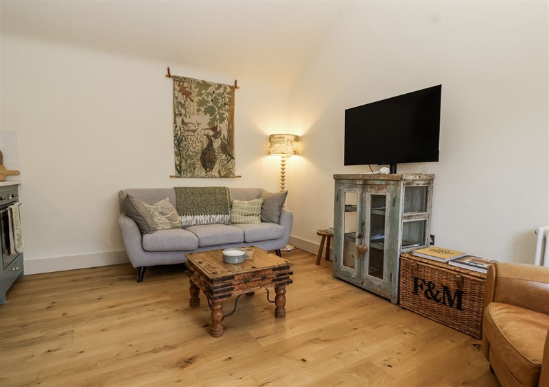 The living area at The Little Loft, Burford