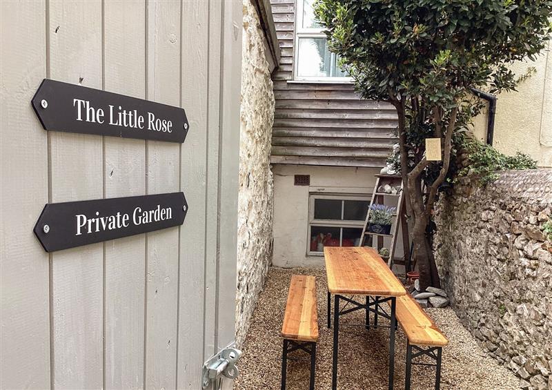 The setting of The Little Rose at The Little Rose, Lyme Regis